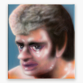 Canvas painting by famous artist, painter Zbiok Czajkowski. The canvas painting by Zbiok Czajkowski is a portrait painted with brushes and airbrush. 