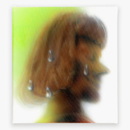 Canvas painting by famous artist, painter Zbiok Czajkowski. The canvas painting by Zbiok Czajkowski is a portrait painted with brushes and airbrush. 