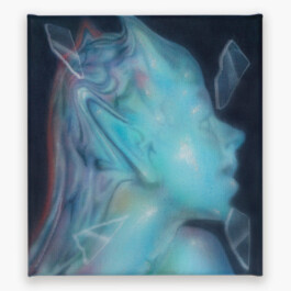 Canvas painting by famous artist, painter Zbiok Czajkowski. The canvas painting by Zbiok Czajkowski is a portrait painted with brushes and airbrush. 