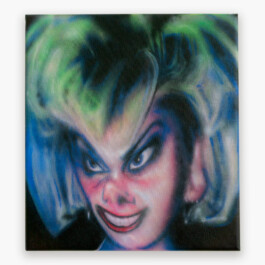 Canvas painting by famous artist, painter Zbiok Czajkowski. The canvas painting by Zbiok Czajkowski is a portrait painted with brushes and airbrush. 