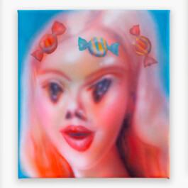 Canvas painting by famous artist, painter Zbiok Czajkowski. The canvas painting by Zbiok Czajkowski is a portrait painted with brushes and airbrush. 