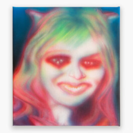 Canvas painting by famous artist, painter Zbiok Czajkowski. The canvas painting by Zbiok Czajkowski is a portrait painted with brushes and airbrush. 