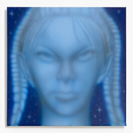 Canvas painting by famous artist, painter Zbiok Czajkowski. The canvas painting by Zbiok Czajkowski is a portrait painted with brushes and airbrush. 